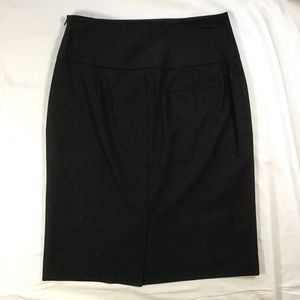 Banana Republic Stretch Blk Pencil Skirt Sz 6 NWT